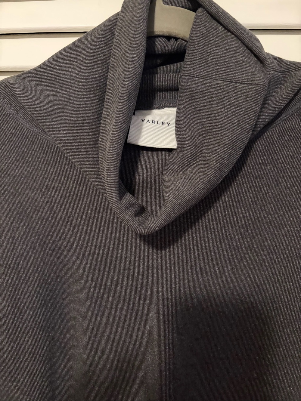 Varley Women’s Charcoal Funnel Collar Turtleneck Sweater